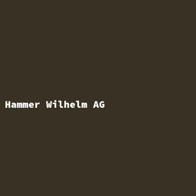 Hammer Wilhelm AG