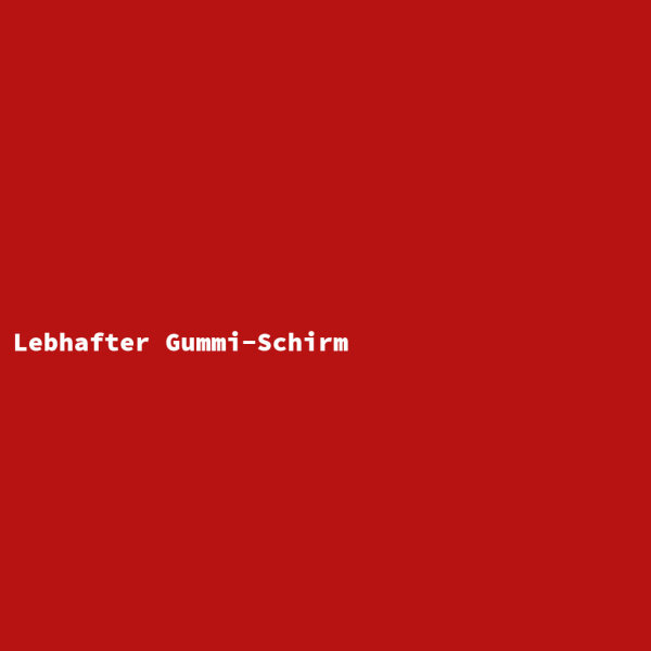 Lebhafter Gummi-Schirm