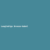 Langlebige Bronze-Gabel