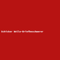 Schicker Wolle-Briefbeschwerer