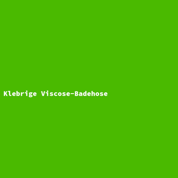 Klebrige Viscose-Badehose