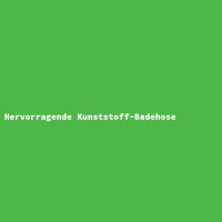 Hervorragende Kunststoff-Badehose
