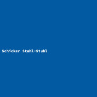 Schicker Stahl-Stuhl