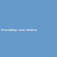 Mittelmäßige Leder-Badehose
